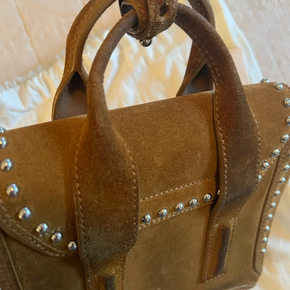 Phillip Lim $1250 studded suede mini pashli crossbody bag - Picture 4 of 14